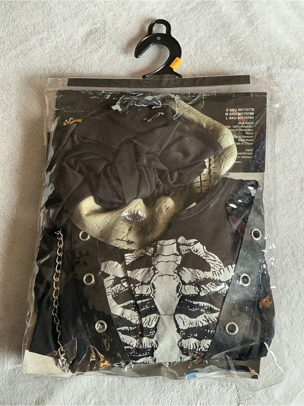 Spirit Crypt Master Halloween Boys 6 - 8 Costume - Black